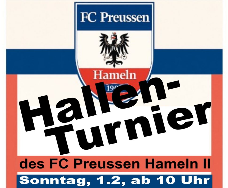 8 Teams beim Hallen-Turnier des FC Preussen II am 1. Februar in Afferde