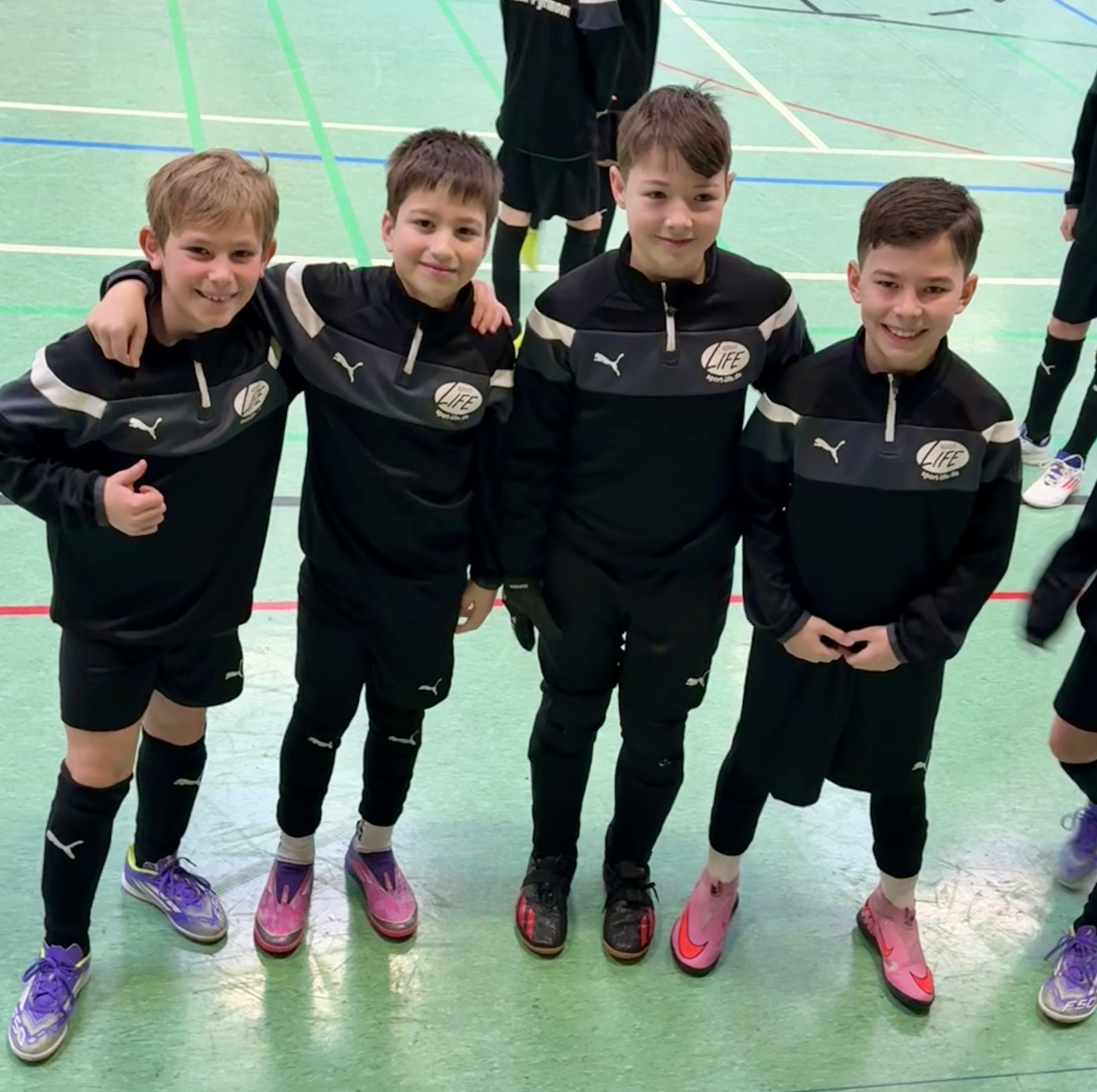 Verheissungsvoller Nachwuchs: 07er -E-Junioren-Quartett in der Kreisauswahl