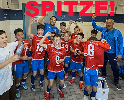 E-JUNIOREN AKTUELL: Spitzenreiter! E1 gewinnt das Derby gegen BW Tündern I