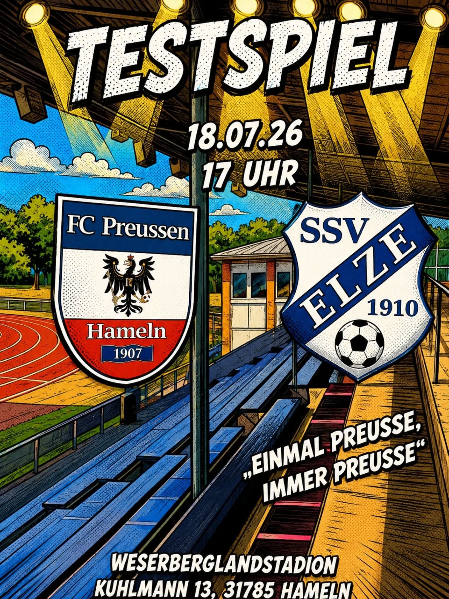 Saison-Vorbereitung 26/27: Nächster´Test der Preussen am Samstag gegen den SSV Elze